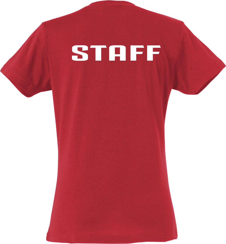 T-Shirt Staff Donna Sciancrata Personalizzabile – Maglietta Manica Lavoro ed Eventi – PS 28870-007 PRS