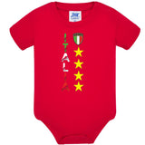Body Neonato Italia Personalizzabile Con Nome e Numero Calcio Nazionale Italiana  PS 28180-0020