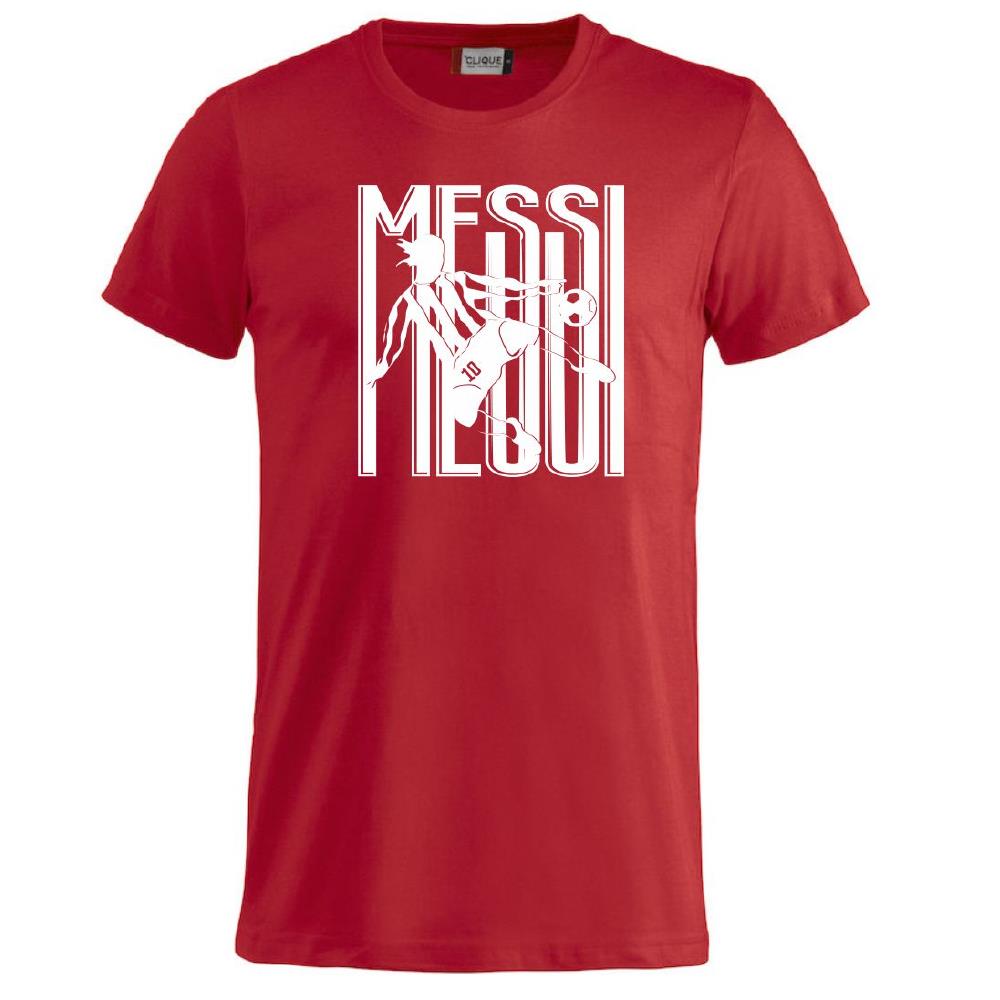 T-shirt Messi 10 Tifosi Calcio Argentina 100% Cotone Personalizzabile Con Nome e Numero PS 27431-A034