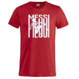 T-shirt Messi 10 Tifosi Calcio Argentina 100% Cotone Personalizzabile Con Nome e Numero PS 27431-A034