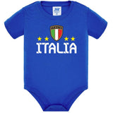 Body Neonato Italia Personalizzabile Con Nome e Numero Nazionale Italiana PS 28180-0019
