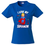 T-Shirt Donna “I Love My Supermom” – Idea Regalo Festa della Mamma – PS 28870-015 PRS