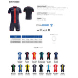 Completo Calcio Zeus Kit Perseo – Maglia Manica Corta Slim Fit PS 12817