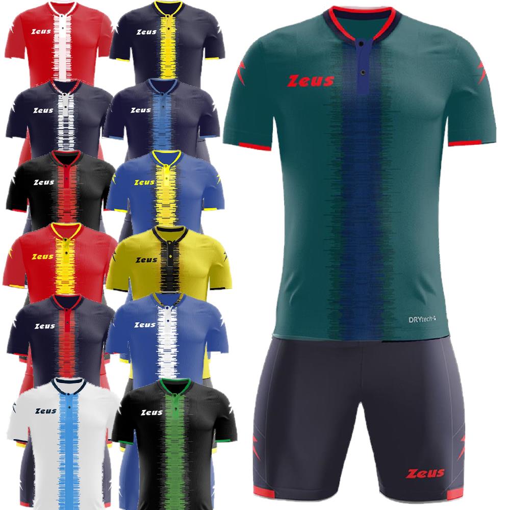 Completo Calcio Zeus Kit Perseo – Maglia Manica Corta Slim Fit PS 12817