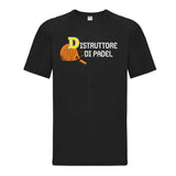 Maglia Tecnica “Distruttore di Padel” T-Shirt Sportiva Maniche Corte Personalizzabile Con Nome PS 37717-001