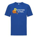 Maglia Tecnica “Distruttore di Padel” T-Shirt Sportiva Maniche Corte Personalizzabile Con Nome PS 37717-001