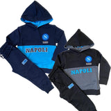 Pigiama SSC Napoli Ufficiale in Cotone Garzato – Personalizzabile con Nome – PS 41390/41391