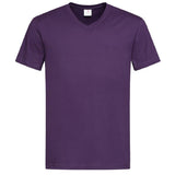 T-Shirt Uomo V-Nek Maglia Manica Corta Collo a V Stedman Maglietta Adulto Unisex Personalizzabile PS 33745