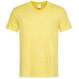 T-Shirt Uomo V-Nek Maglia Manica Corta Collo a V Stedman Maglietta Adulto Unisex Personalizzabile PS 33745