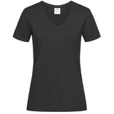T-Shirt Donna V-Nek Maglia Manica Corta Collo a V Stedman Maglietta Adulto Unisex Personalizzabile PS 33746