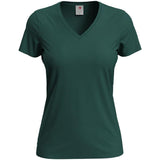 T-Shirt Donna V-Nek Maglia Manica Corta Collo a V Stedman Maglietta Adulto Unisex Personalizzabile PS 33746