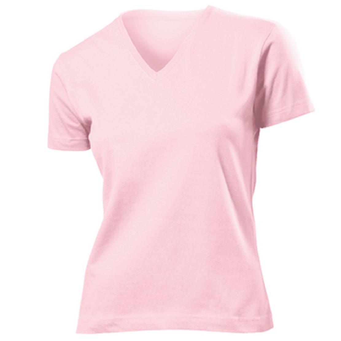 T-Shirt Donna V-Nek Maglia Manica Corta Collo a V Stedman Maglietta Adulto Unisex Personalizzabile PS 33746