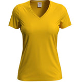 T-Shirt Donna V-Nek Maglia Manica Corta Collo a V Stedman Maglietta Adulto Unisex Personalizzabile PS 33746