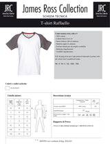 T-Shirt Linea Painting Raffaello Collo V Personalizzabile con Loghi e Stampe PS 37483 PRS