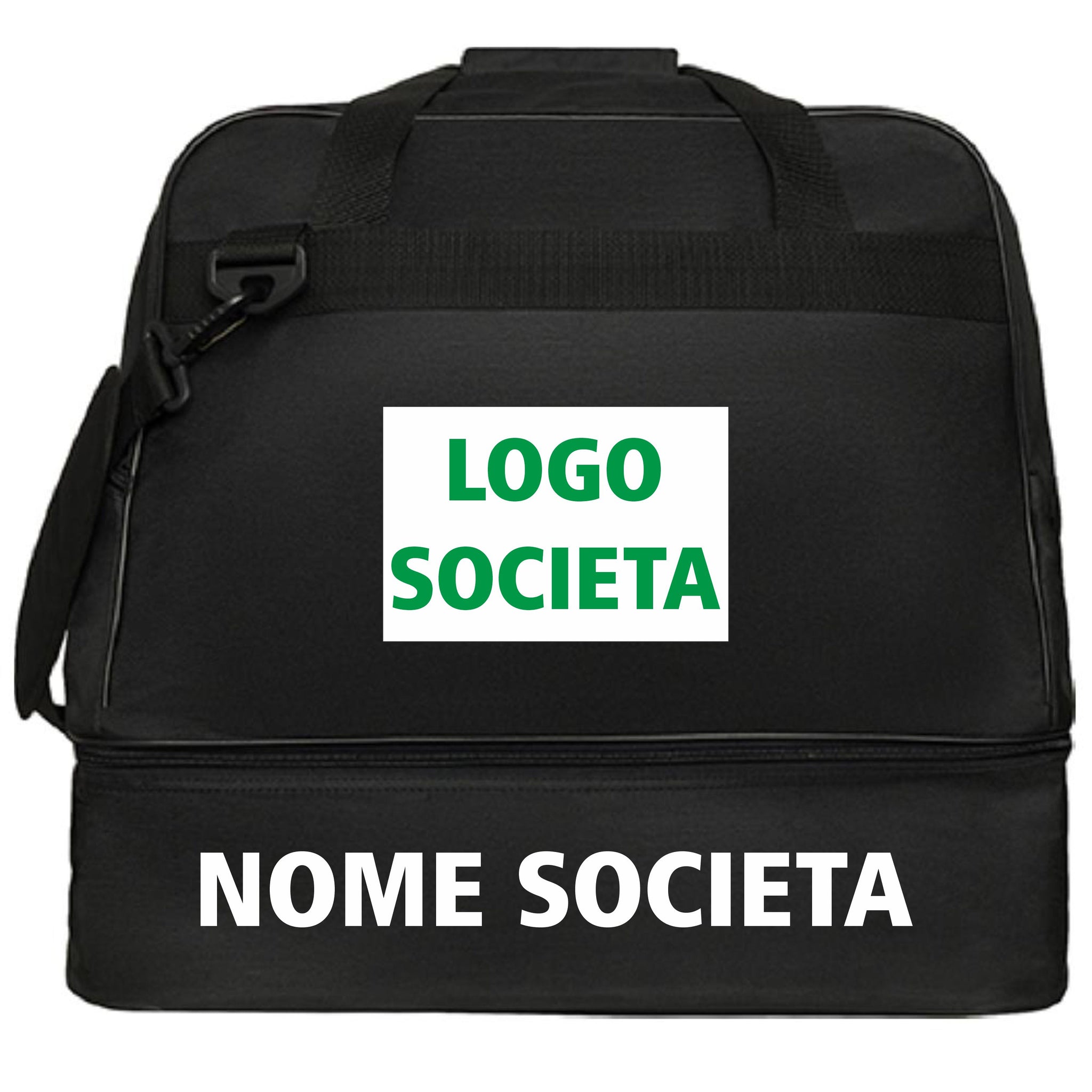 Borsa Sportiva con Doppio Manico e Tracolla Regolabile – Borsone Calcio Personalizzabile con Loghi e Scritte PS 00508 PRS