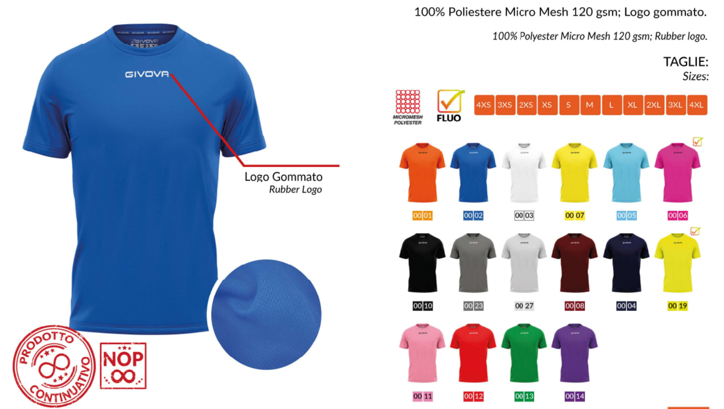 Maglia Givova MAC01 PS 41077-BASE