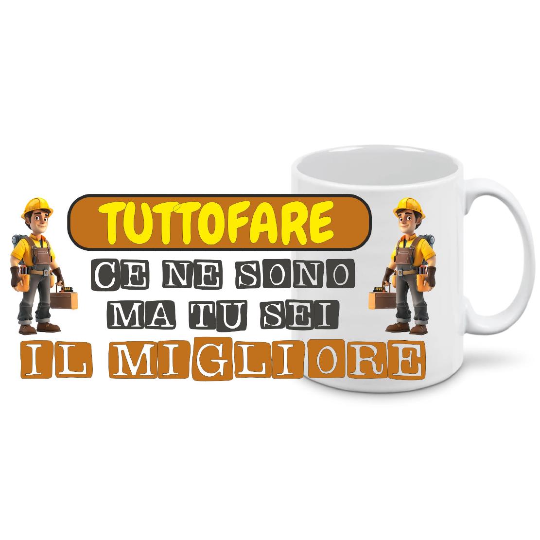 Tazza “Ce Ne Sono Tanti Ma Tu Sei Il Migliore” – Personalizzabile per Ogni Professione – PS 09370-BS-MIGLIORE