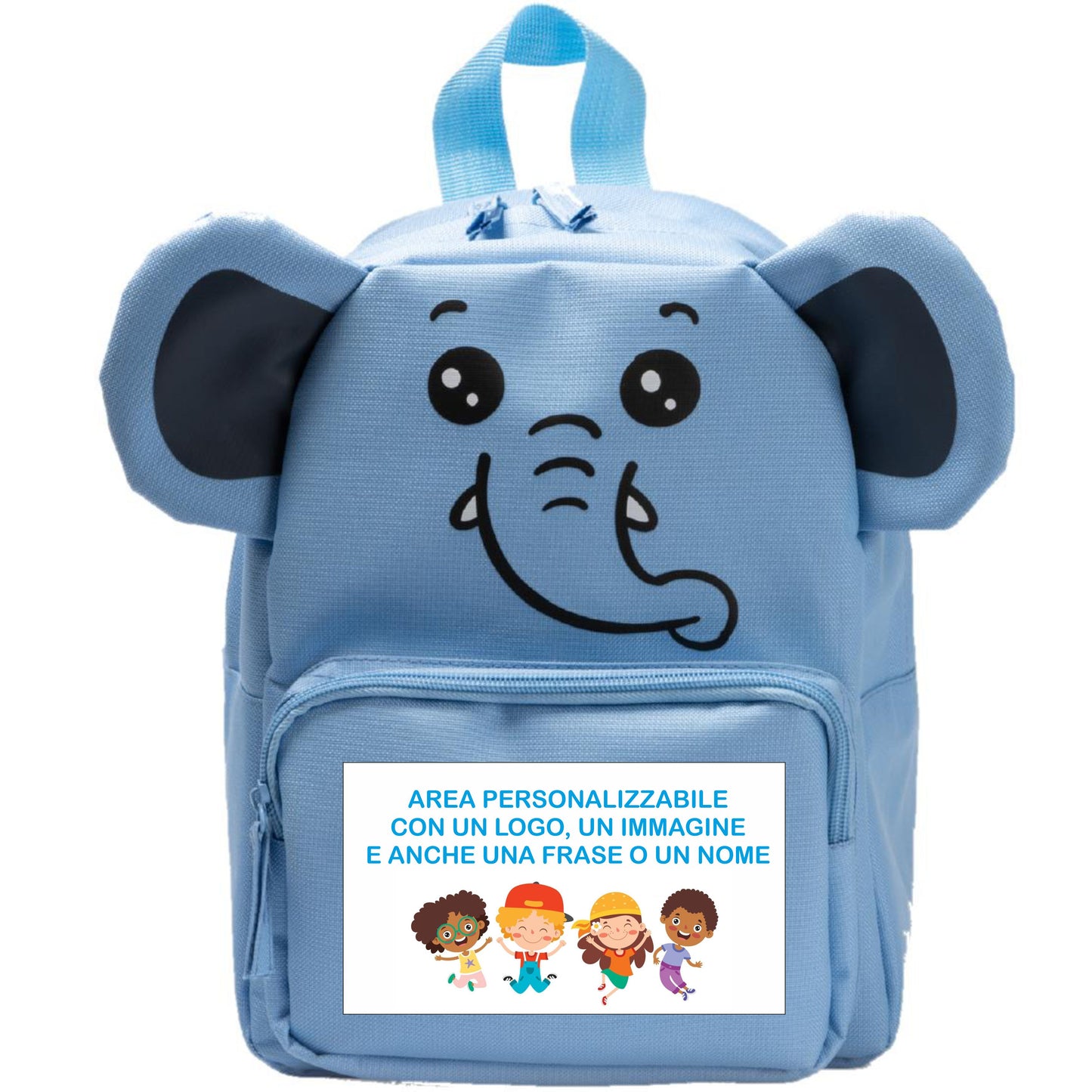 Zaino Bambini a Forma di Animale Personalizzabile – Zainetto Asilo PS 46638