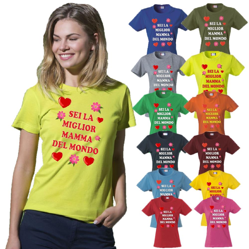 T-Shirt Donna “Sei la Migliore ... del Mondo” – Idea Regalo per Mamma, Zia, Nonna o Amica – PS 28870-001 PRS