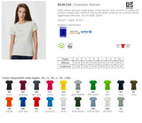 T-Shirt Evolution Women Manica Corta BS Black Spider Maglietta Donna Personalizzabile PS 33744-BS