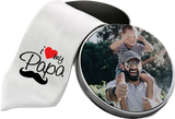Gift Box Festa del Papà Con Cravatta Bianca Personalizzabile Con Foto e Frasi Idea Regalo PS 24593 PRS