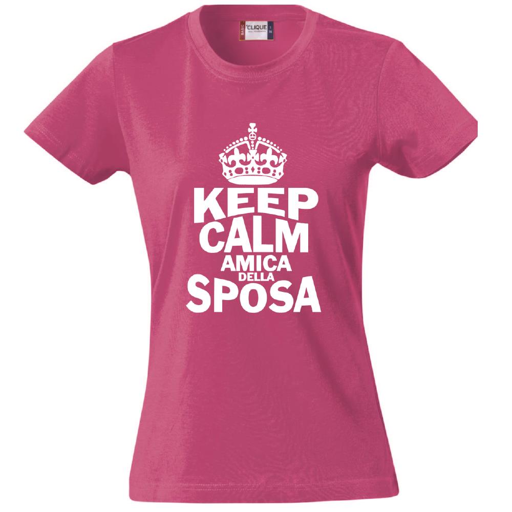 T-Shirt Donna “Keep Calm” – La Sposa / Amica della Sposa / Mamma della Sposa – PS 28870-009 PRS