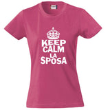 T-Shirt Donna “Keep Calm” – La Sposa / Amica della Sposa / Mamma della Sposa – PS 28870-009 PRS
