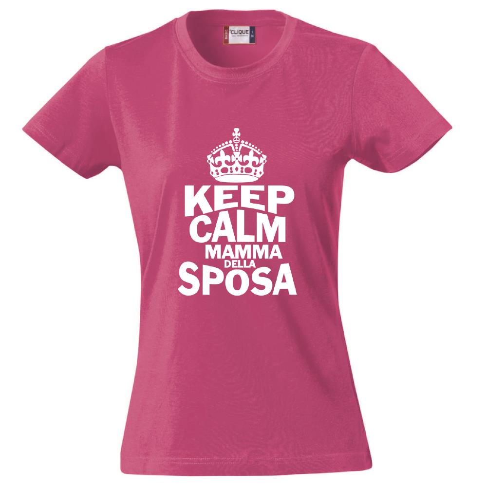 T-Shirt Donna “Keep Calm” – La Sposa / Amica della Sposa / Mamma della Sposa – PS 28870-009 PRS