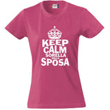 T-Shirt Donna “Keep Calm” – La Sposa / Amica della Sposa / Mamma della Sposa – PS 28870-009 PRS