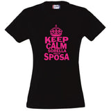 T-Shirt Donna “Keep Calm” – La Sposa / Amica della Sposa / Mamma della Sposa – PS 28870-009 PRS