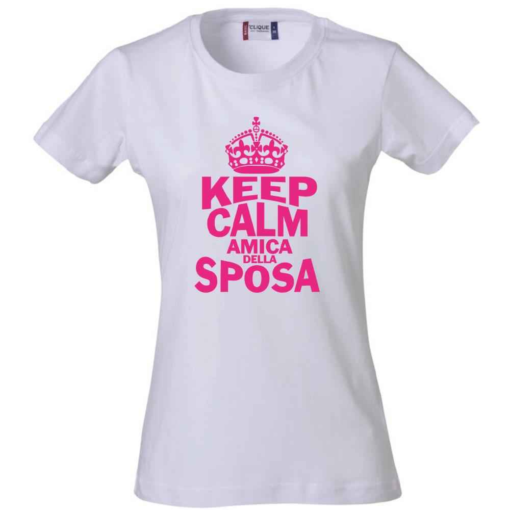 T-Shirt Donna “Keep Calm” – La Sposa / Amica della Sposa / Mamma della Sposa – PS 28870-009 PRS