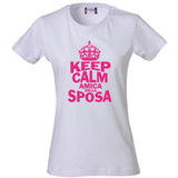 T-Shirt Donna “Keep Calm” – La Sposa / Amica della Sposa / Mamma della Sposa – PS 28870-009 PRS