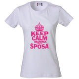 T-Shirt Donna “Keep Calm” – La Sposa / Amica della Sposa / Mamma della Sposa – PS 28870-009 PRS