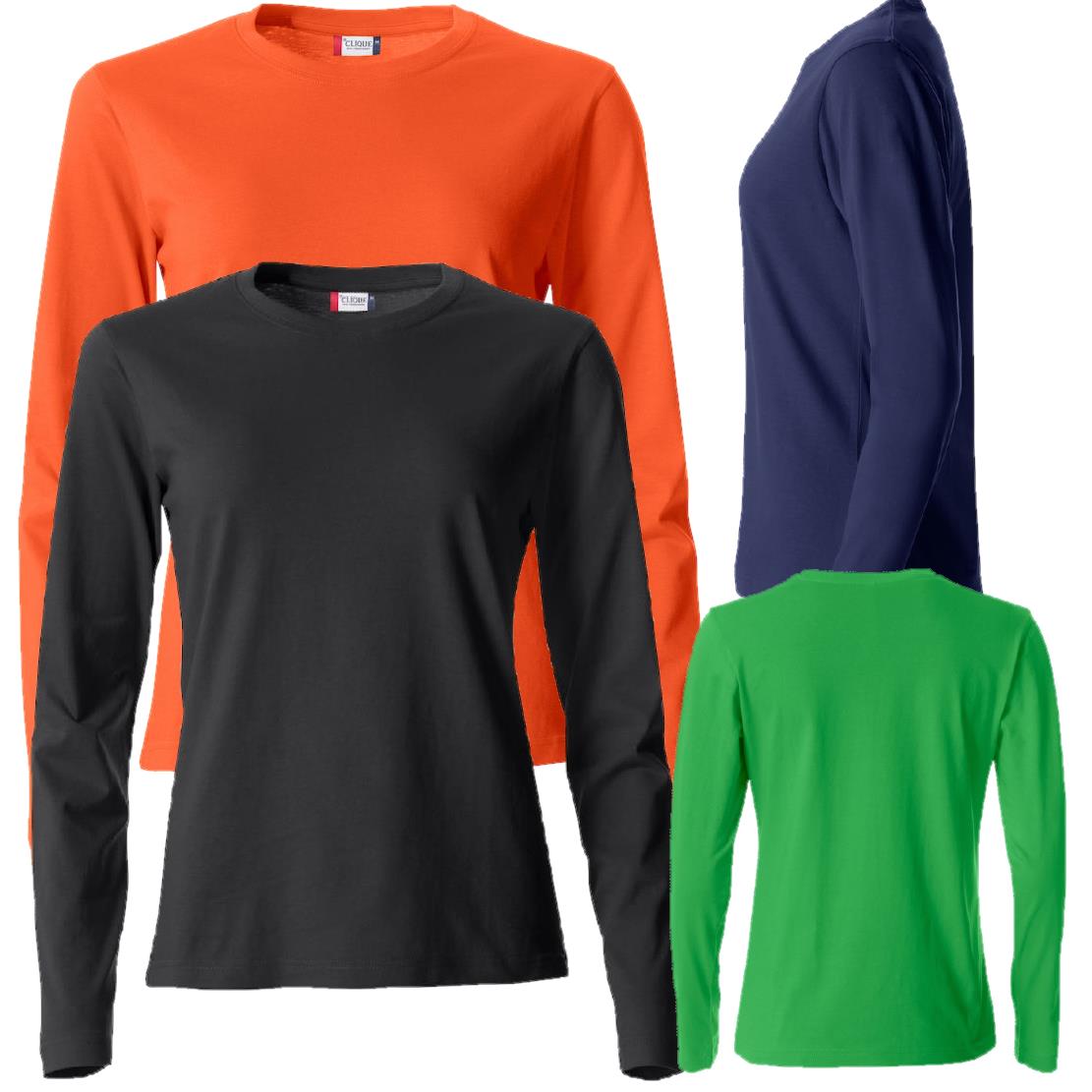 T-shirt Basic-T L/S Ladies – Manica Lunga Donna PS 35038 PRS