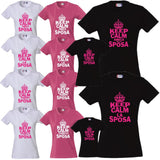 T-Shirt Donna “Keep Calm” – La Sposa / Amica della Sposa / Mamma della Sposa – PS 28870-009 PRS