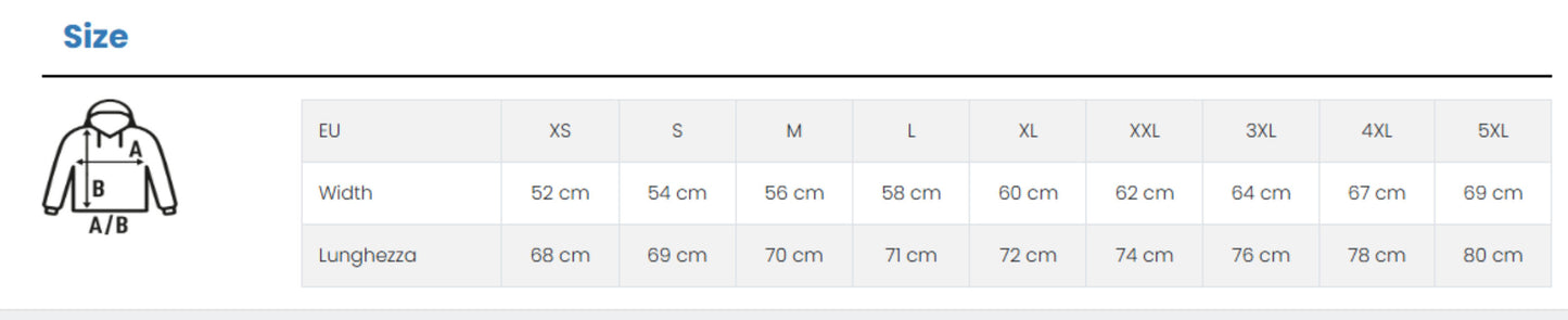 Felpa Adulto con Tasconi e Cappuccio JHK Personalizzabile – PS 32785-BS - PRS