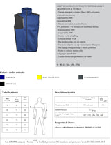 Gilet Treviri Knitted Fleece Softshell Impermeabile Traspirante Personalizzabile JRC PS 46614 PRS