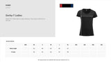 T-Shirt Donna Derby-T in Cotone Fiammato – Collo e Maniche Taglio Vivo – PS 36976