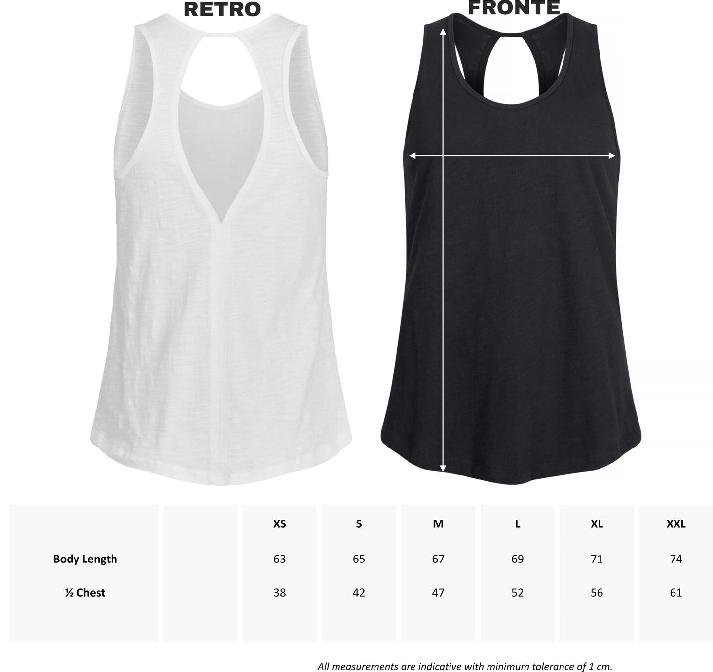 Canotta Donna in Jersey Fiammato Slub Tanktop Lady Personalizzabile PS 37013