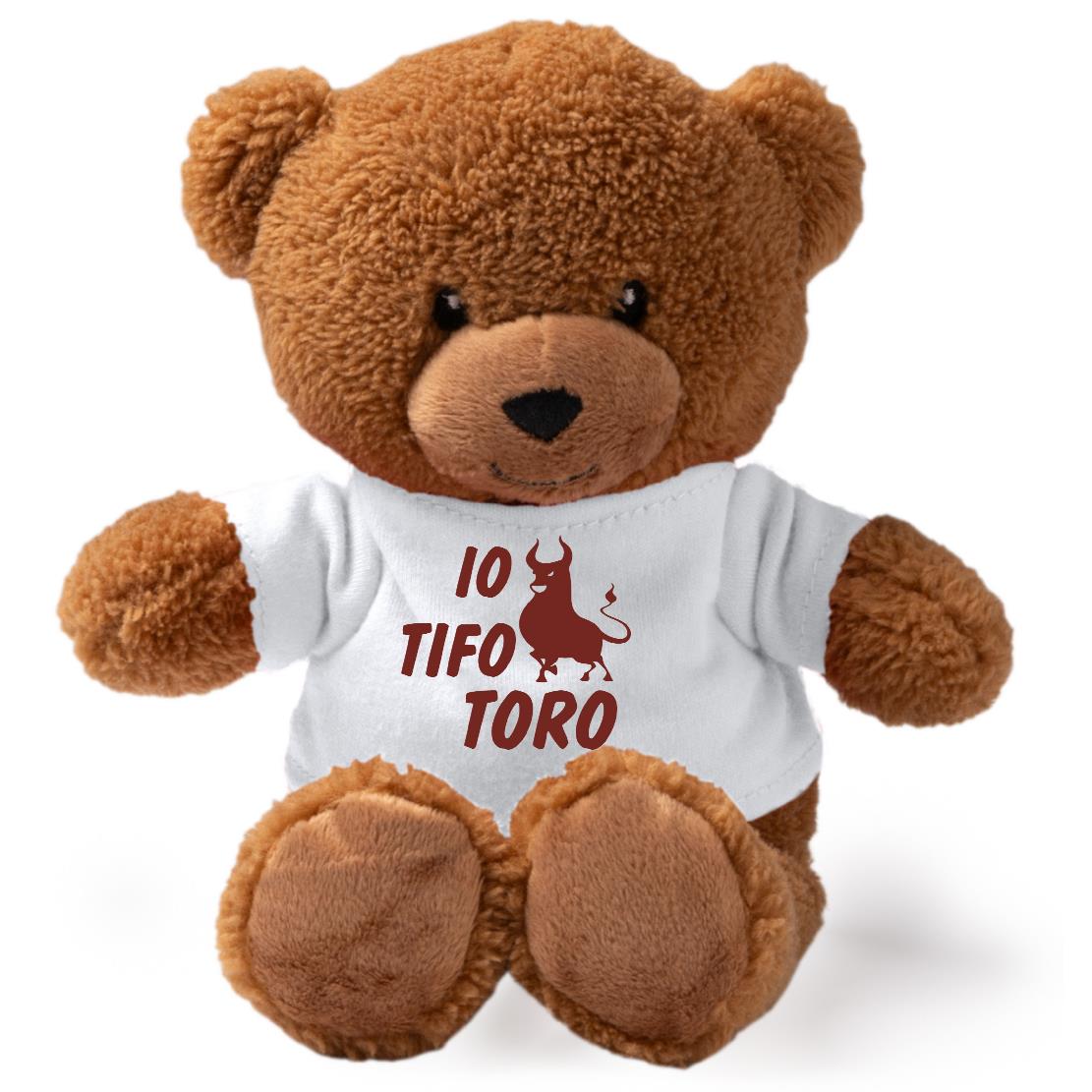 Peluche Orsetto Calcio Squadra del Cuore – Personalizzabile con Nome | Teddy Bear 18 cm PS 33790-001