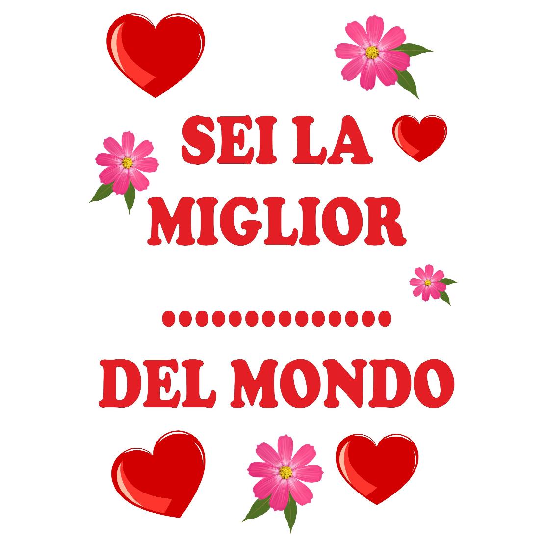 T-Shirt Donna “Sei la Migliore ... del Mondo” – Idea Regalo per Mamma, Zia, Nonna o Amica – PS 28870-001 PRS