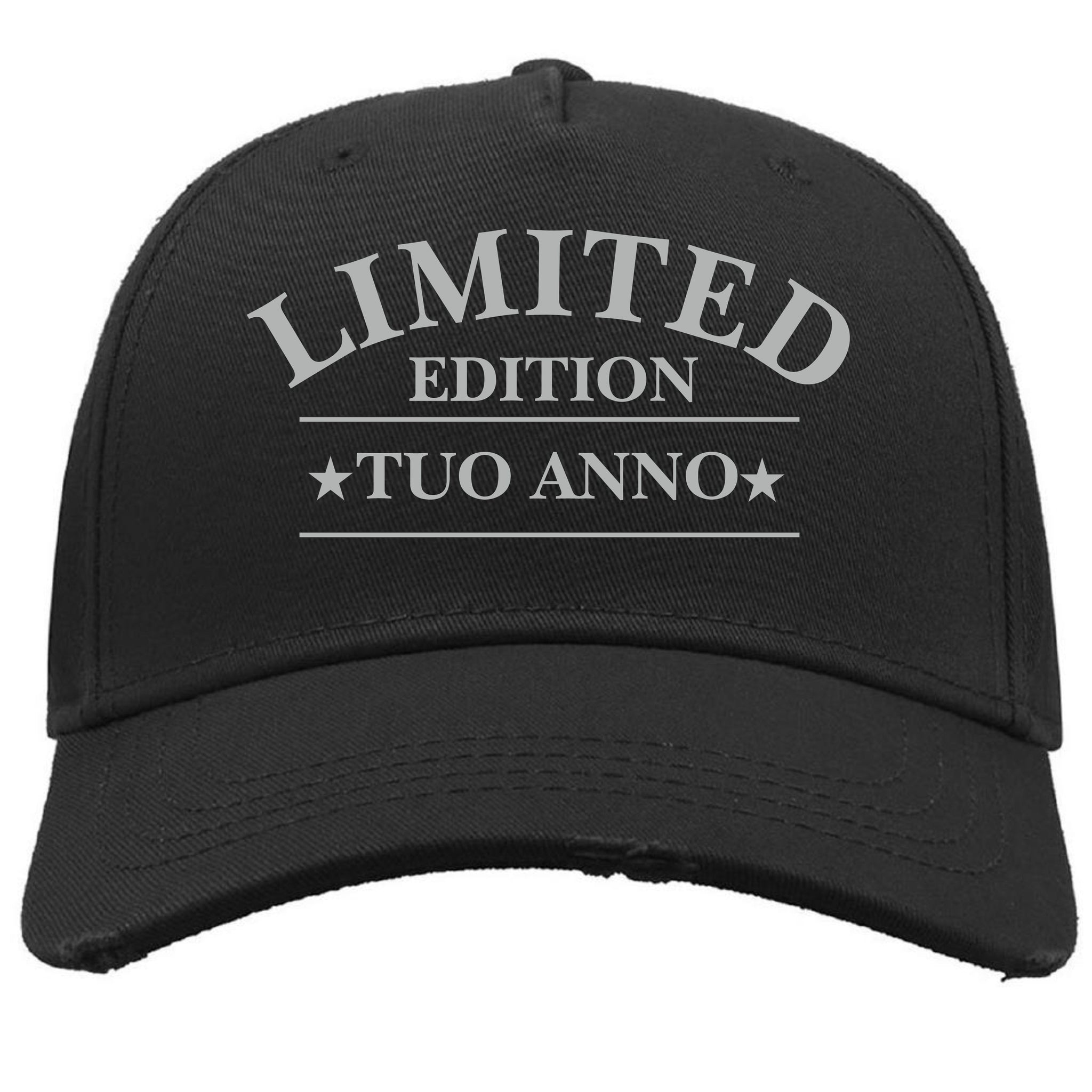 Cappellino Baseball “Destroyed” Personalizzato con Anno di Nascita Ricamato  – PS 41364-003