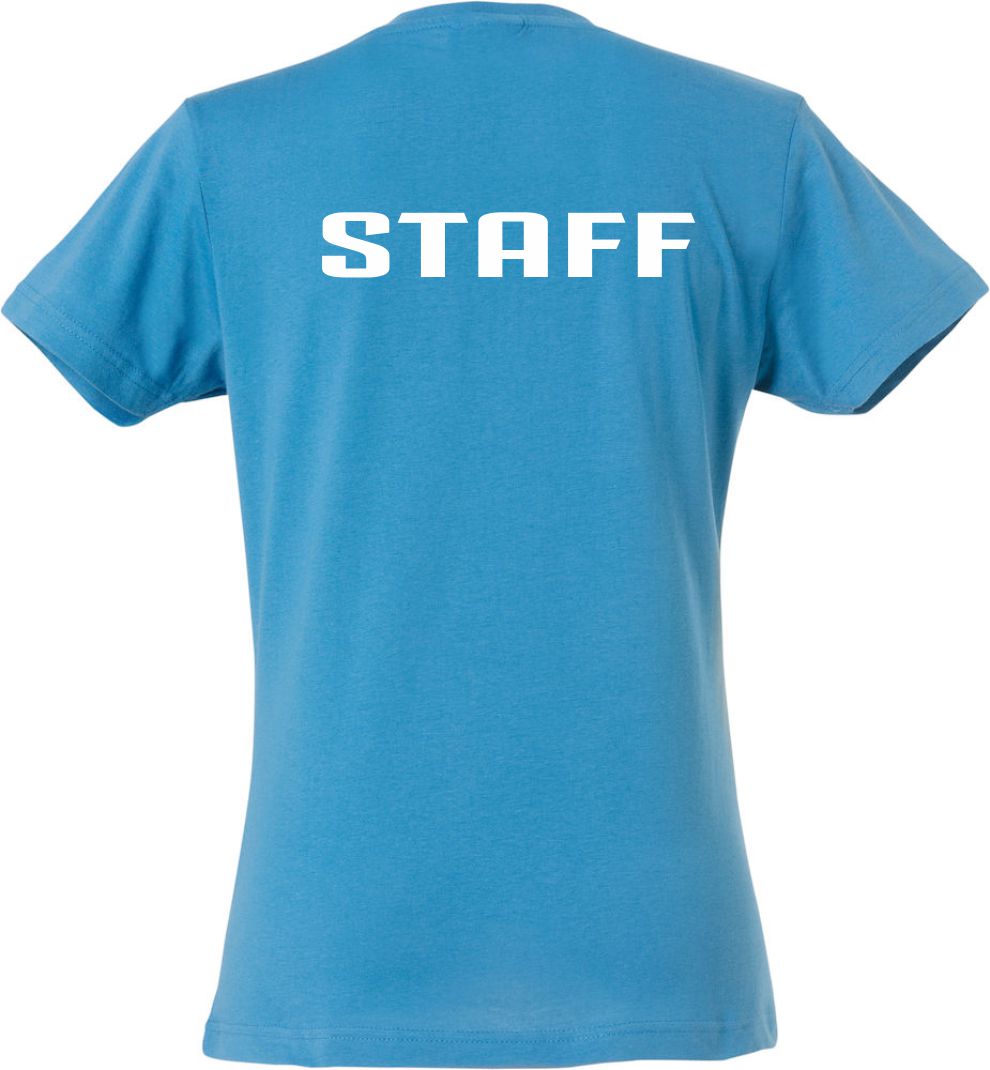 T-Shirt Staff Donna Sciancrata Personalizzabile – Maglietta Manica Lavoro ed Eventi – PS 28870-007 PRS