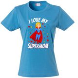 T-Shirt Donna “I Love My Supermom” – Idea Regalo Festa della Mamma – PS 28870-015 PRS
