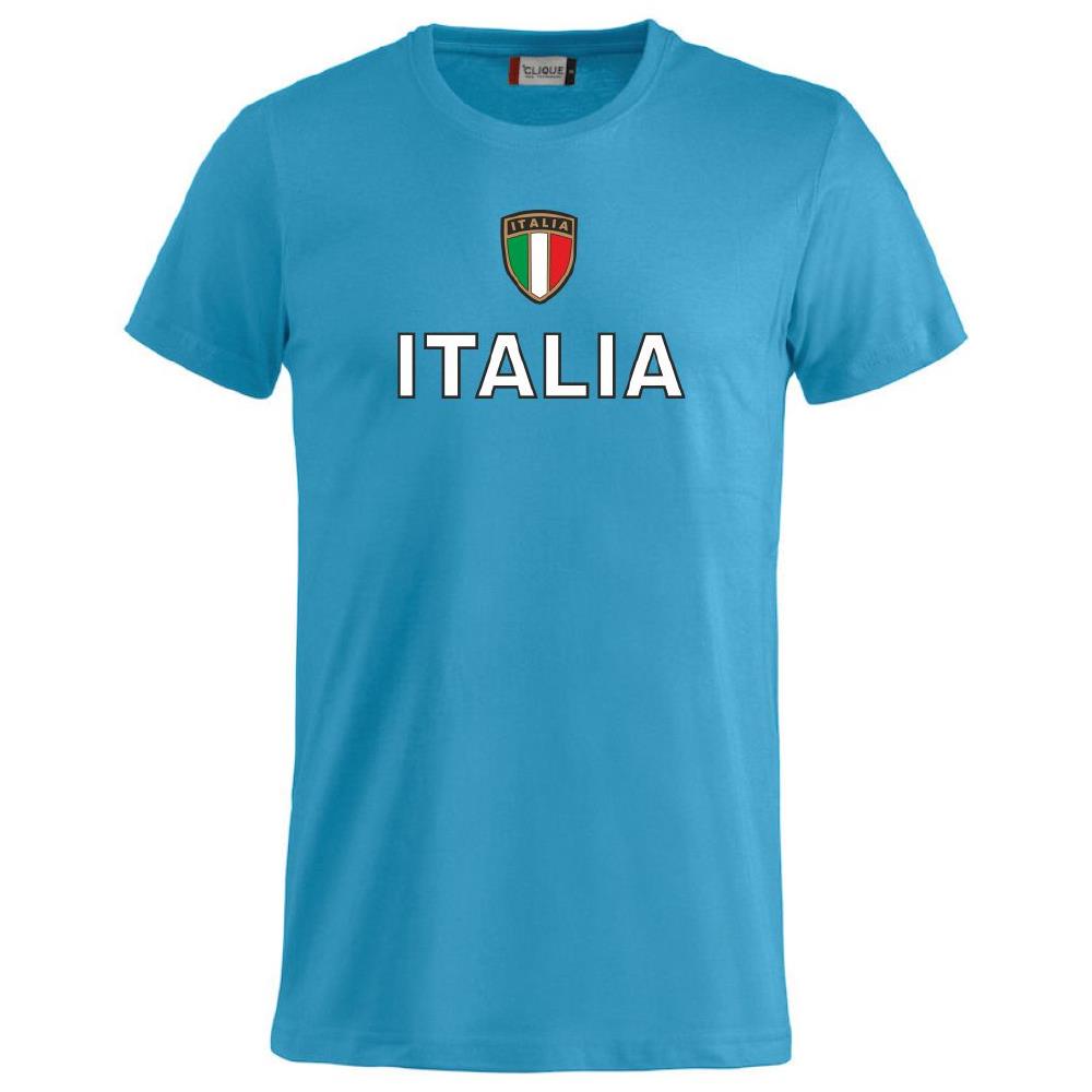 T-Shirt Italia Personalizzabile con Nome e Numero – Cotone – Bambino e Uomo – PS 27431