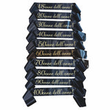 Fascia Compleanno Nera Personalizzata “18/20/30...Enne dell’Anno” – Gadget Party – PS 11447-001