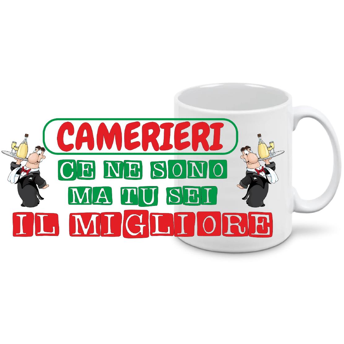 Tazza “Ce Ne Sono Tanti Ma Tu Sei Il Migliore” – Personalizzabile per Ogni Professione – PS 09370-BS-MIGLIORE