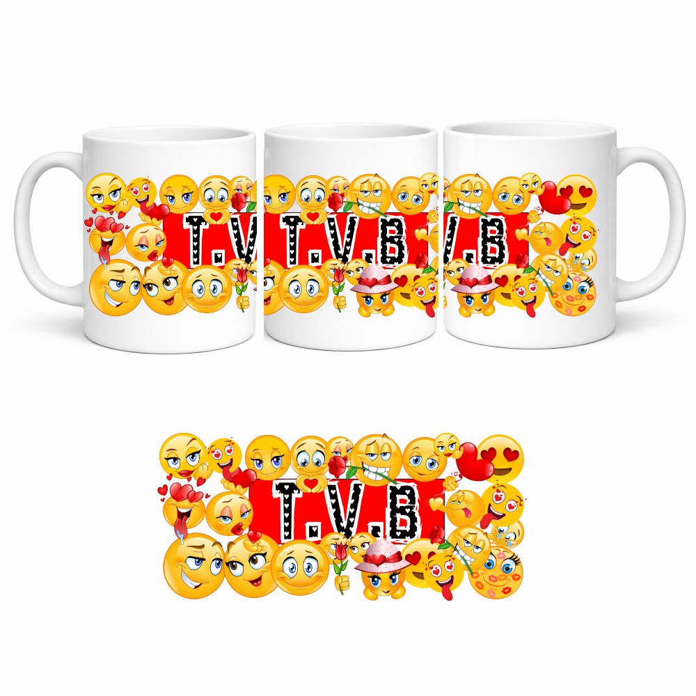 Tazza Regalo Emoji con dedica – San Valentino – PS 09370-2006