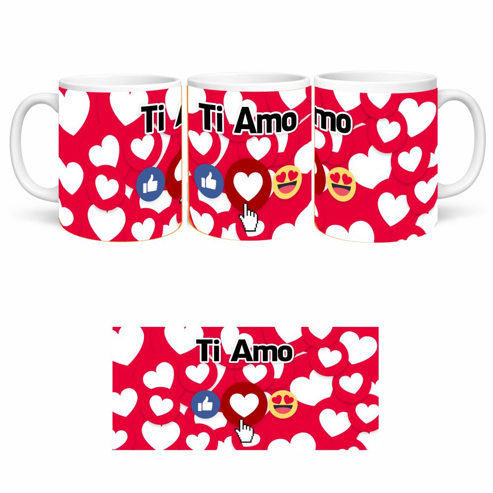 Tazza Regalo Emoji con dedica – San Valentino – PS 09370-2004