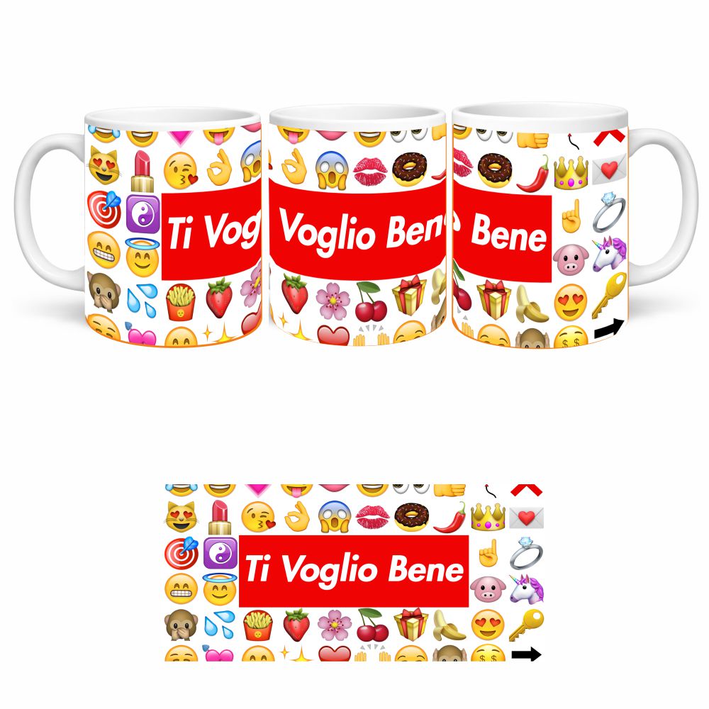 Tazza Regalo Emoji con dedica – San Valentino – PS 09370-2004